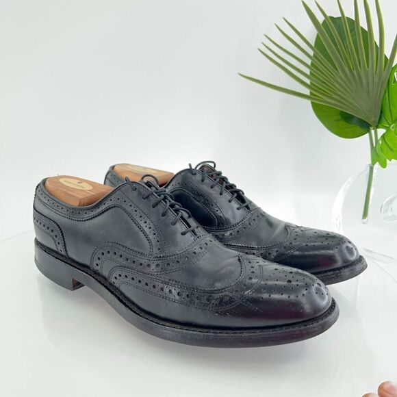 Allen Edmonds Barrington Oxfords Men 11 A Narrow Lace Up Wingtip Oxford Shoes - Picture 1 of 16